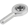 Kipp Rod End, Steel, Zinc Plated, M16 Thrd Sz, 36 mm Thrd Lg, 92 mm Overall Lg K0722.161